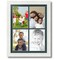 ArtToFrames Collage Photo Picture Frame with 4 - 5x7 inch Openings, Framed in White with Over 62 Mat Color Options and Regular Glass (CSM-3966-2153)